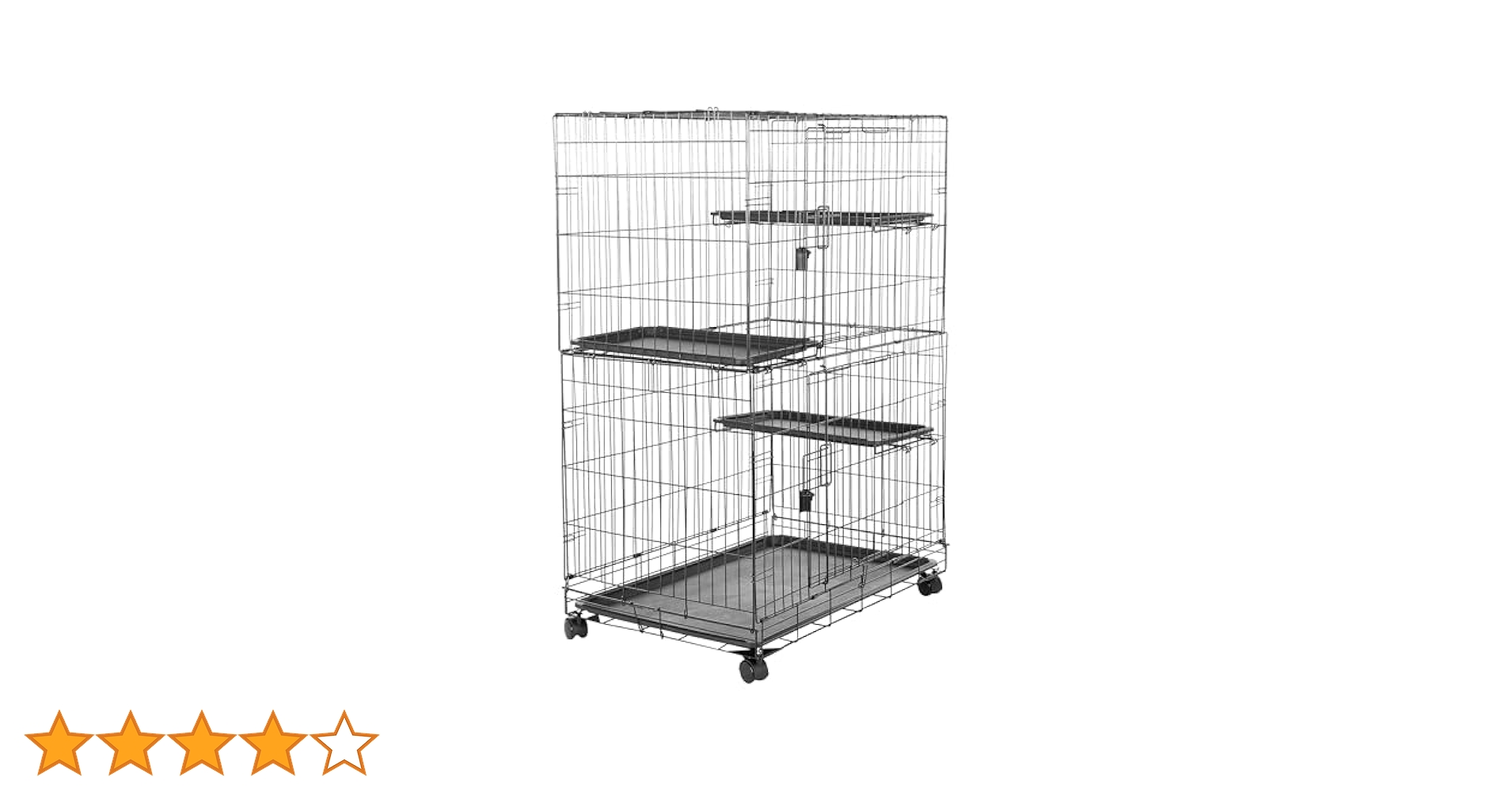 Amazon.co.jp: Amazonベーシック 猫ケージ キャットケージ 大型